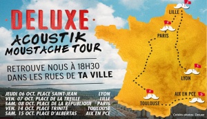Deluxe en concert acoustique à Lille, Treille, vendredi 7 octobre