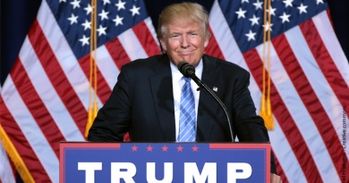 Donald Trump lors d'un meeting
