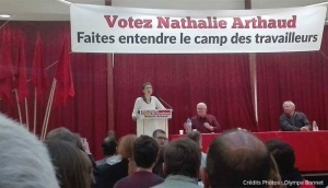 Arthaud élections présidentielles travailleurs lutte ouvrière gauche meeting Lille