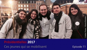 En Marche militant politique élection 2017 président Emmanuel Macron