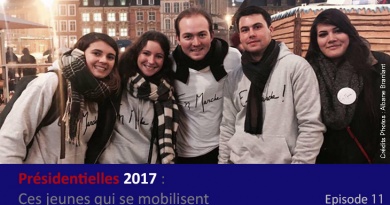 En Marche militant politique élection 2017 président Emmanuel Macron