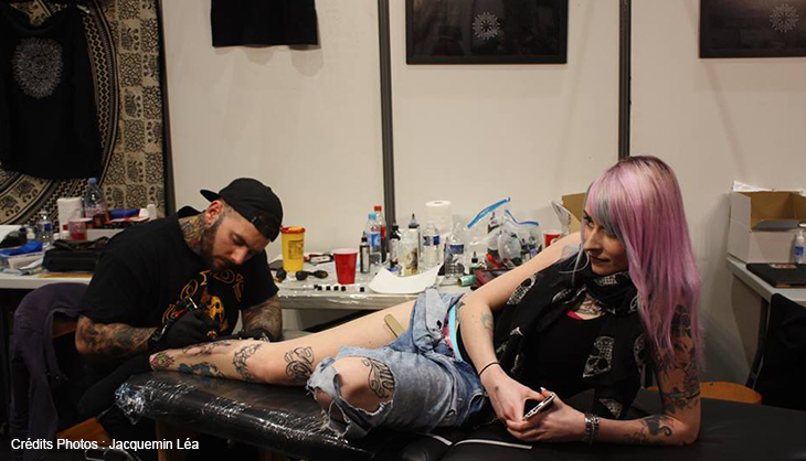 Lille Tattoo Convention 2018 tatouage couple salon janvier grand palais