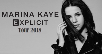 Marina Kaye Explicit Tour Music Pop Chanson Live Tour Concert