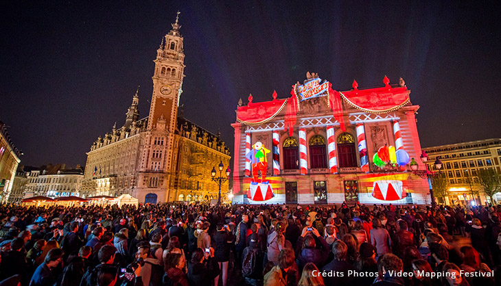 video mapping festival lille 2018 projet lumiere opera sorties culturelle soiree mars