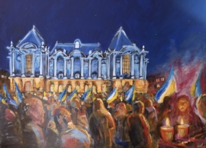 Rassemblement aux Beaux-Arts, Lille