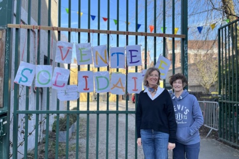 Les beěneěvoles du Vestiaire solidaire, Marianne et Francesse