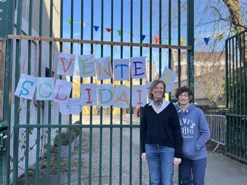 Les beěneěvoles du Vestiaire solidaire, Marianne et Francesse