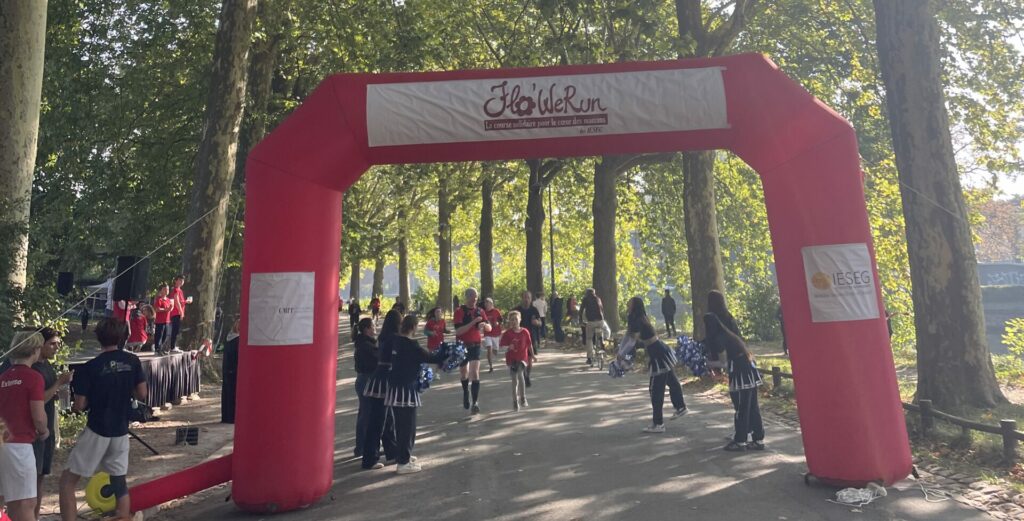 L'arrivée de la course