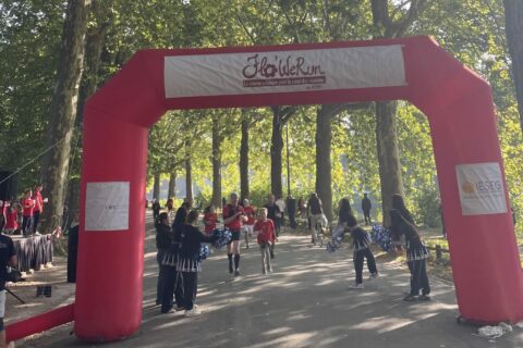 L'arrivée de la course