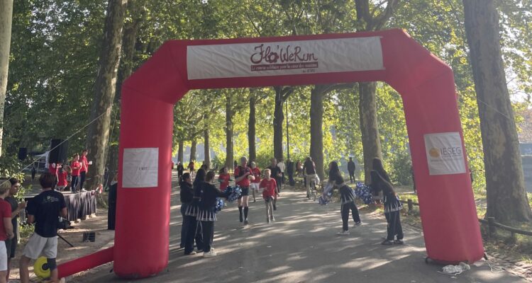 L'arrivée de la course