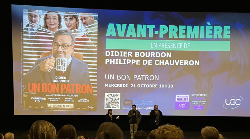« Un bon patron » : Didier Bourdon face au public lillois avant la sortie du film 